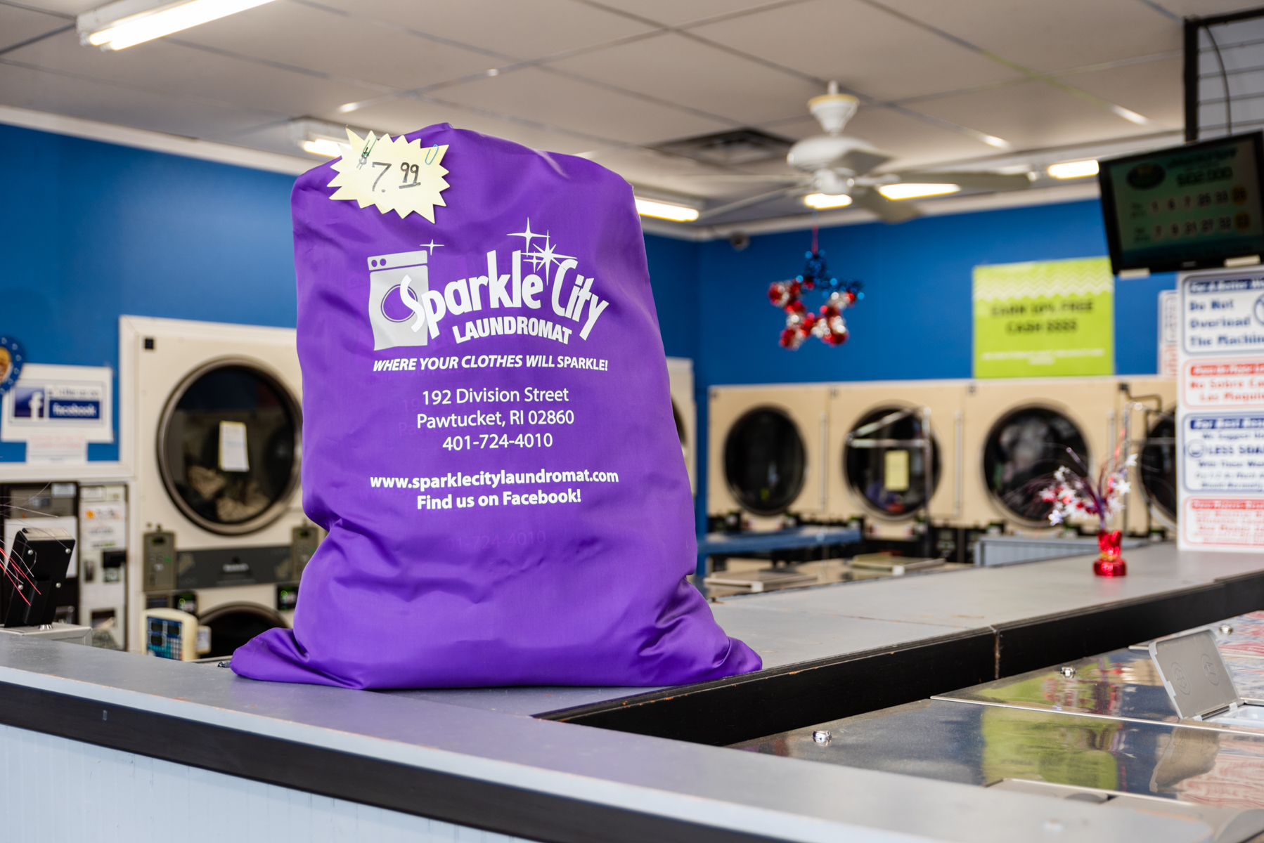 Sparkle City Laundromat MultiService Laundry Facility in Pawtucket, RI